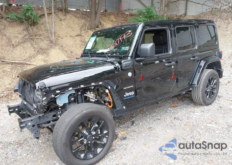 2024 Jeep Wrangler 4Xe Sahara 4Xe from USA, damaged, VIN 1C4RJXP60RW149803